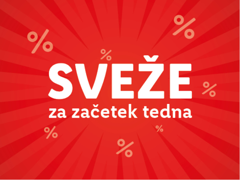 Sveže za začetek tedna