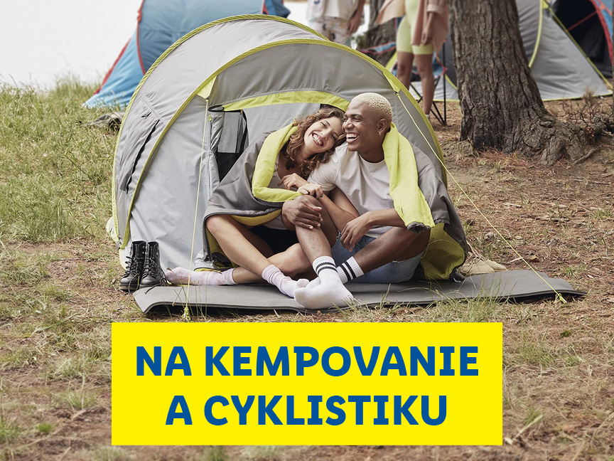 Na kempovanie a cyklistiku