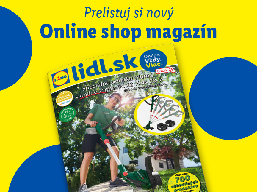 Online shop magazín