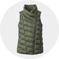 A Women's Boundless Down Puffer Vest.