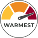 Warmest Comfort Rating Icon.