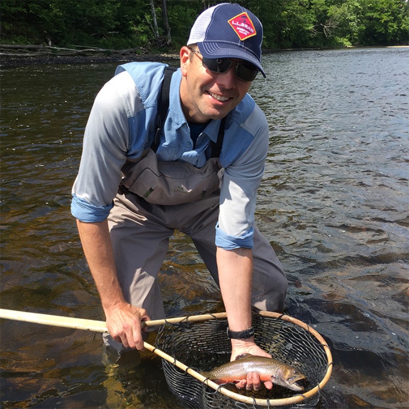 Steve Smith fishing.