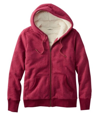 WOMEN'S SHERPA-LINED HOODIE