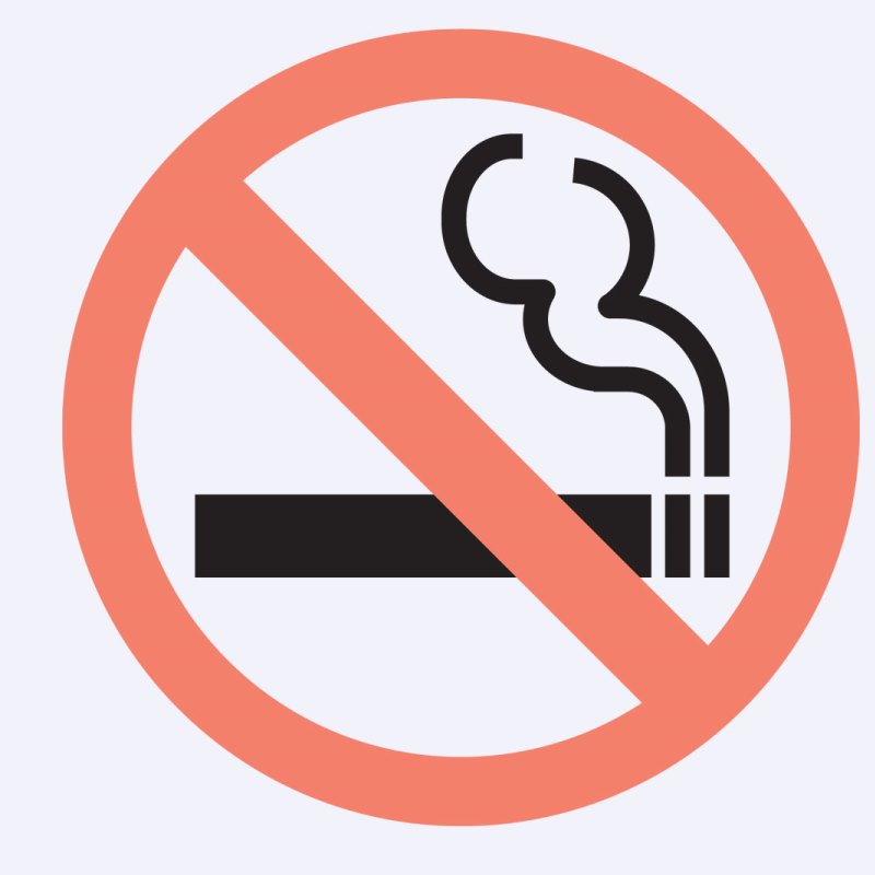 No smoking sign