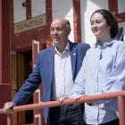 Te Rūnanga o Ōtākou upoko Edward Ellison and Otago Daily Times reporter Ani Ngawhika relax...