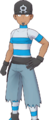 Le Sbire Team Aqua masculin dans Pokémon Masters EX.