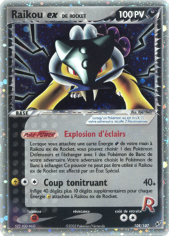 Raikou ex de Rocket (EX Deoxys 108)