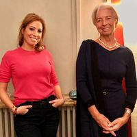 Léa Salamé et Christine Lagarde