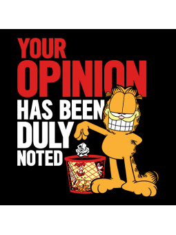 Your Opinion Has Been Duly Noted - Garfield Official T-shirt