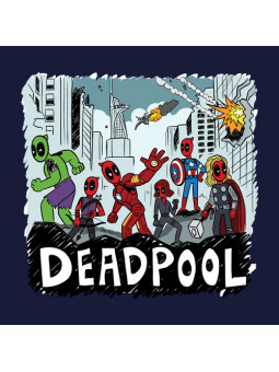 Battle Of New York (Deadpool's Version) - Marvel Official T-shirt