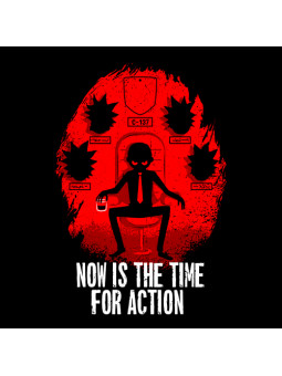 Time For Action - Rick And Morty Official T-shirt