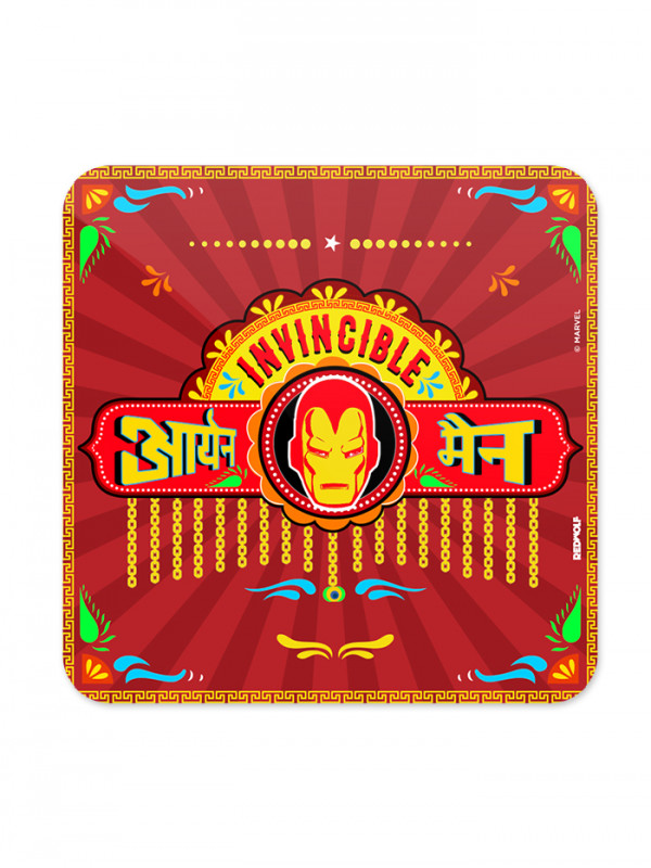 Invincible Iron Man: Desi Truck Art - Marvel Official Coaster