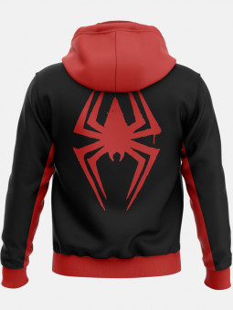 Across The Spider-Verse: Miles Morales Logo - Marvel Official Hoodie