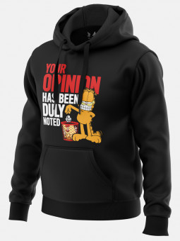 Your Opinion Has Been Duly Noted - Garfield Official Hoodie