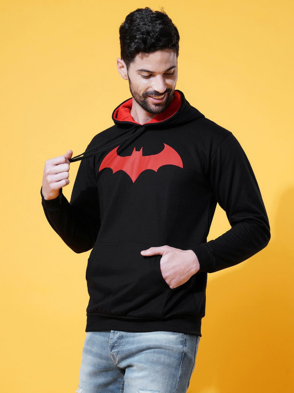 Batman Red Logo - Batman Official Hoodie