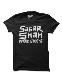 Sagar Shah Proud Student (Black) - T-shirt