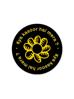 Kasoor Sticker (Black)