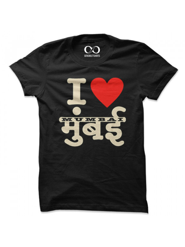 I Love Mumbai - Black