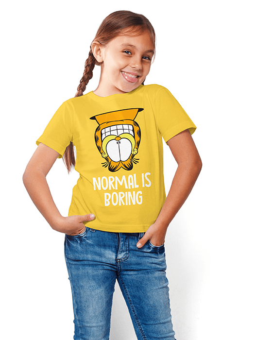 Normal Is Boring - Garfield Official Kids T-shirt