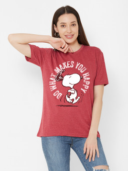 Do What Makes You Happy - Peanuts Official T-shirt