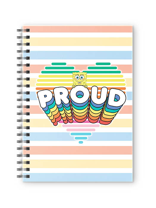 Proud - SpongeBob SquarePants Official Spiral Notebook