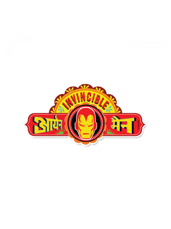 Invincible Iron Man: Desi Truck Art - Marvel Official Sticker