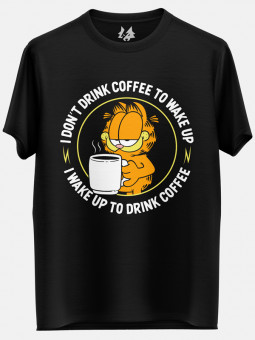 Wake Up To Drink Coffee - Garfield Official T-shirt