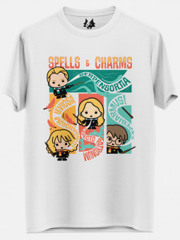 Spells & Charms Chibi - Harry Potter Official T-shirt
