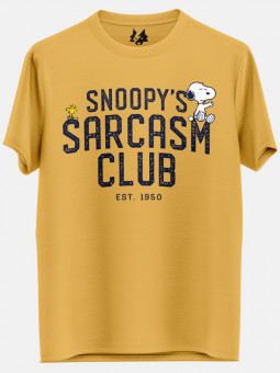 Snoopy's Sarcasm Club - Peanuts Official T-shirt