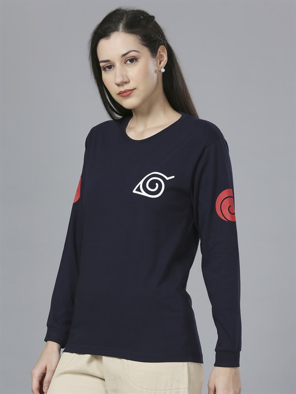 Hidden Leaf Village - Naruto Official Full Sleeve T-shirt