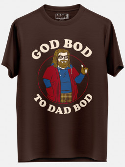 God Bod To Dad Bod - Marvel Official T-shirt