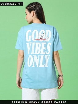 Snoopy: Good Vibes Only - Peanuts Official Oversized T-shirt