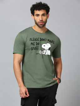 Don't Make Me Do Stuff - Peanuts Official T-shirt