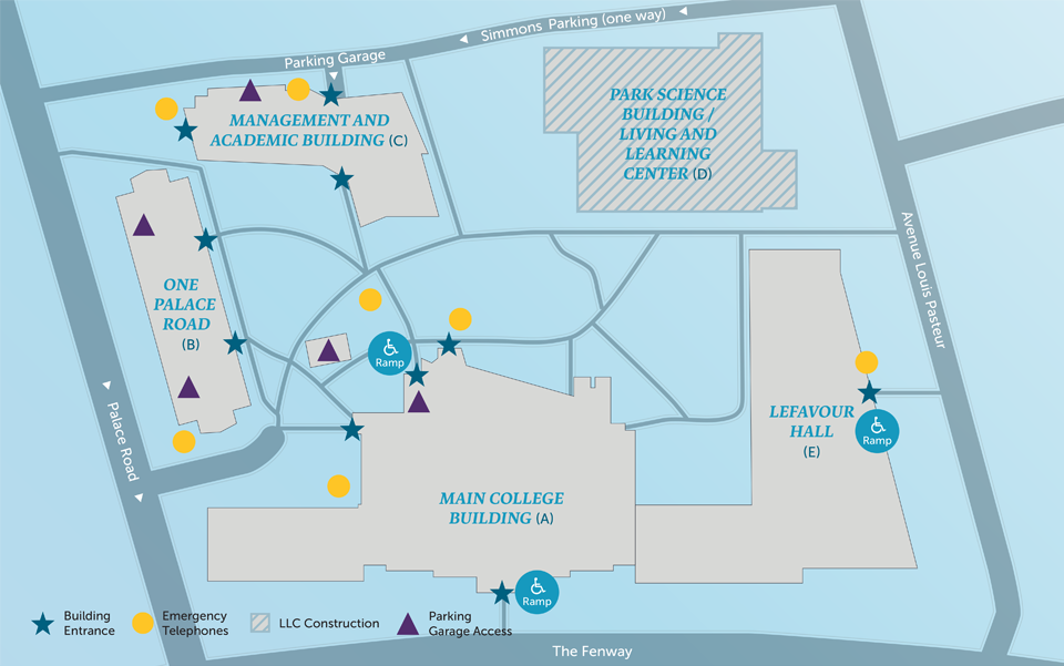 Fall 2024 Academic Campus Map