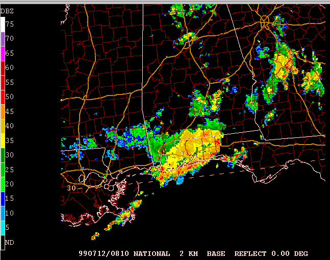 SPC Radar Image Display Example