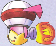 Official altered Balloon artwork from Densetsu no Starfy 2.