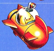 Official altered Submarine artwork from Densetsu no Starfy 3.