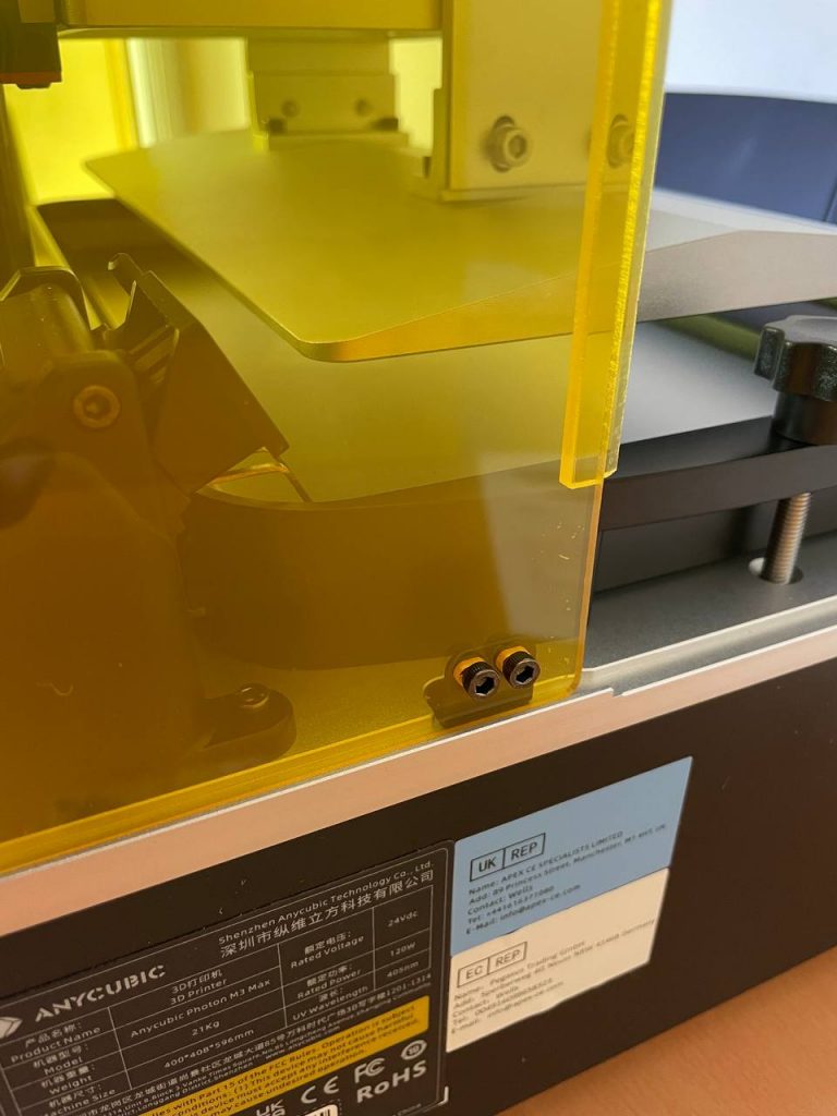 Anycubic Photon M3 Max Montage seitlich