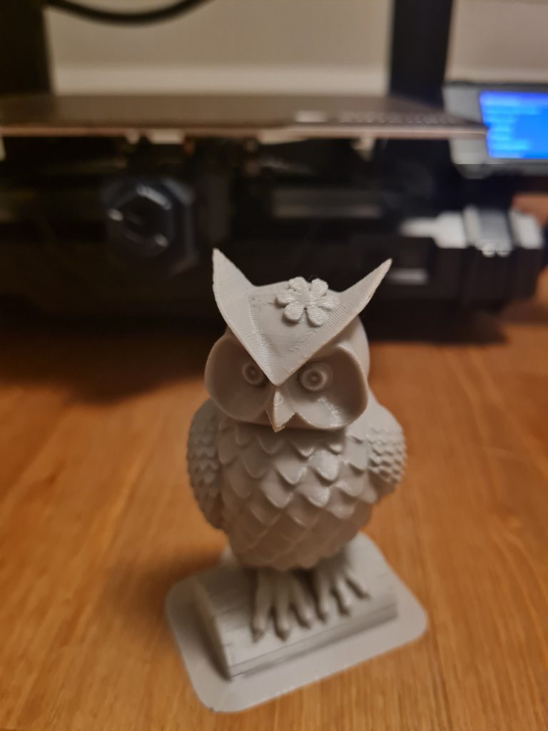 Anycubic Kobra Go 3D-Druck-Modell (Eule)