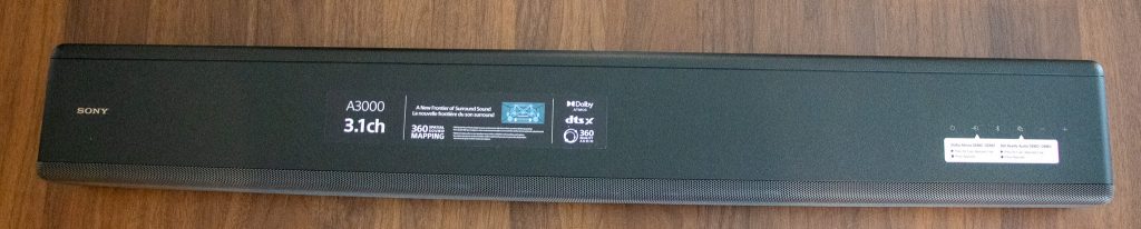 Sony HT-A3000 Soundbar von oben