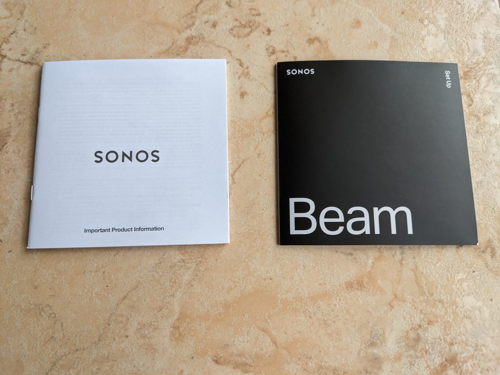 Anleitungen der Sonos Beam (Gen 2) Soundbar