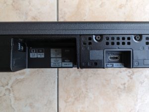 Anschlüsse der Sony HT A7000 Soundbar