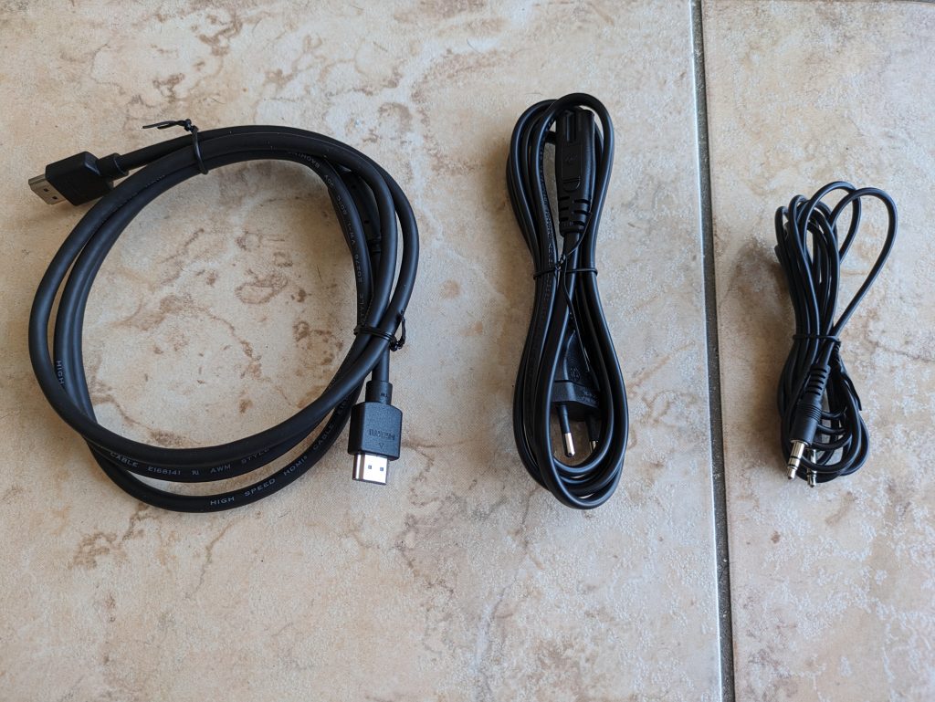 Kabel im Lieferumfang der Sony HT A5000 Soundbar