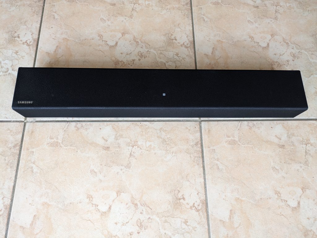 Samsung HW T400 Soundbar von oben