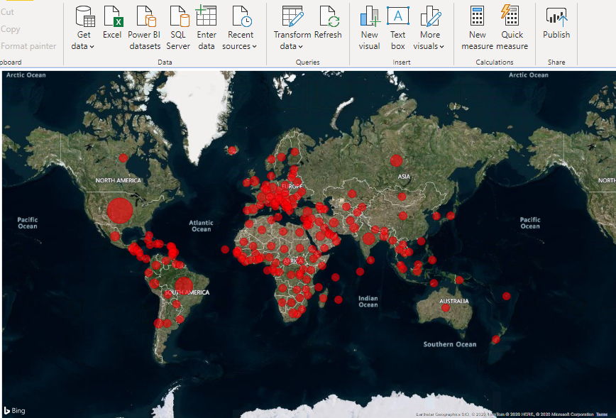 Power BI, Python and COVID-19