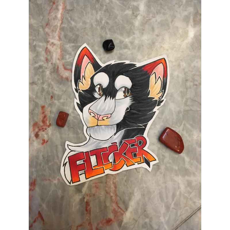 Traditional Furry Badge