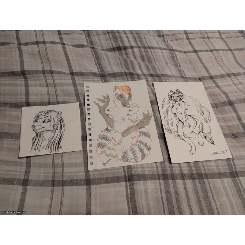 Original Trio of Drawings