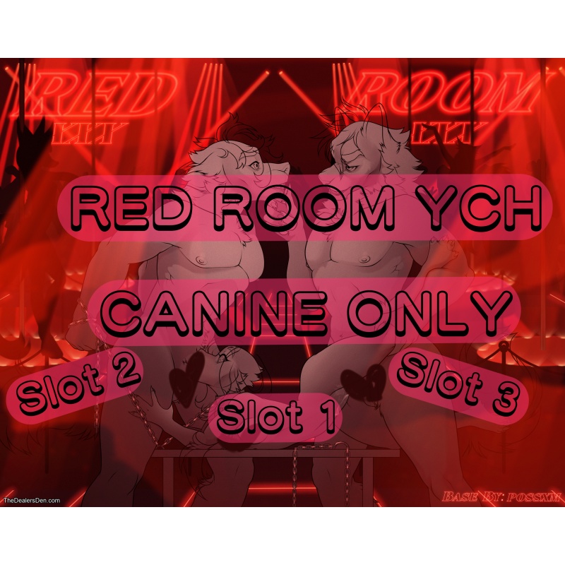 Red Room NSFW YCH - Canine Only