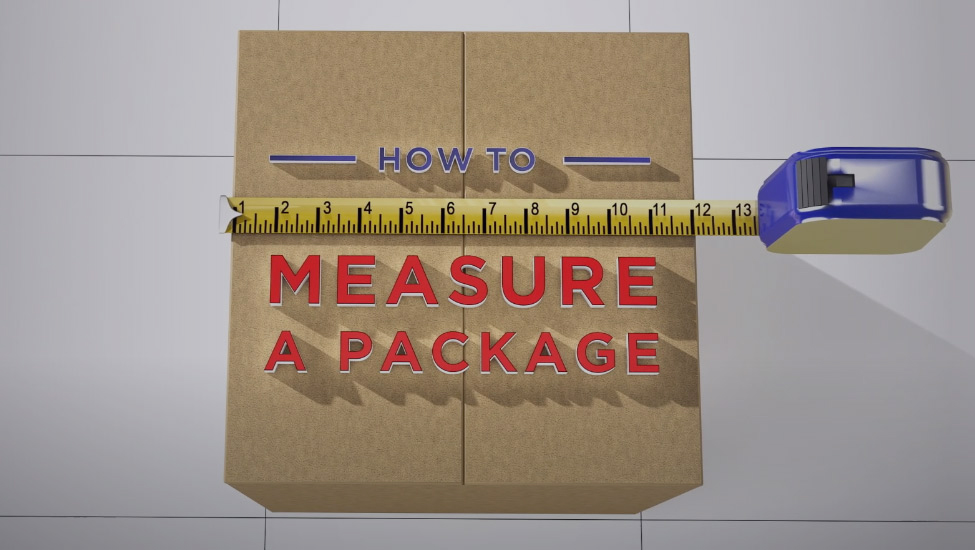 How to measure length and girth of a normal package, triangular tube, guitar case, round hat box, car tire, and cylinder. Length is the longest dimension; girth is measured around the item at its widest point, perpendicular to the length.