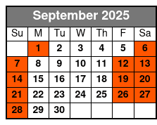 Hersheypark September Schedule